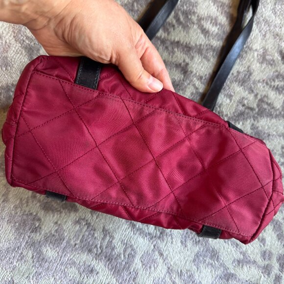 Vintage Prada Nylon Quilted Shoulder/Tote - Picture 6 of 16